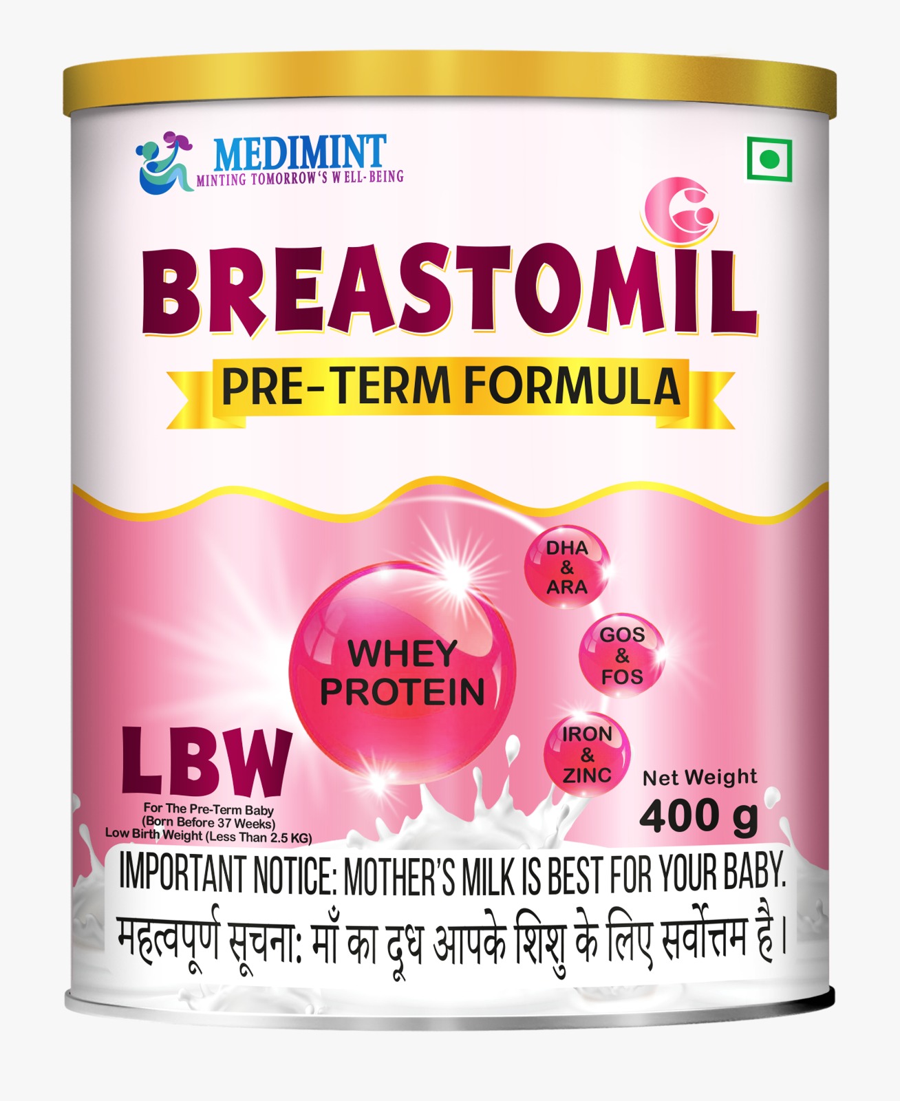 Breastomil Pre-Term Tin Canister