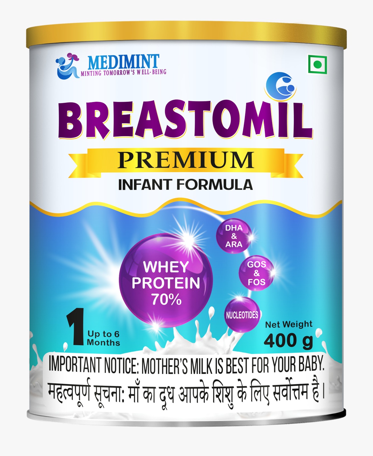 Breastomil Premium Stage 1 Tin Canister